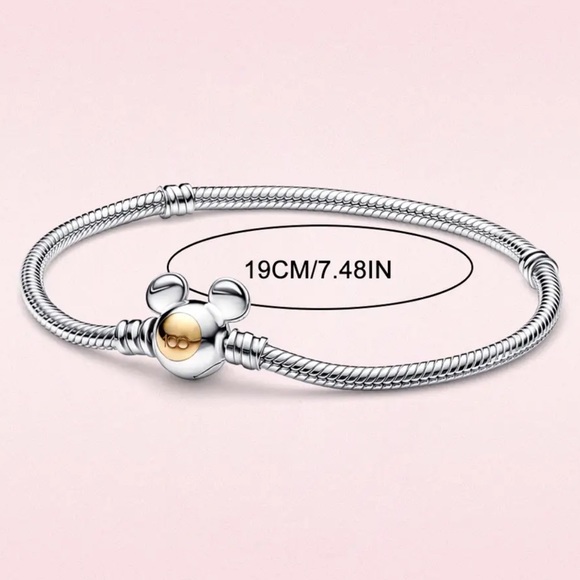 NWOT Disney 100th Anniversary Moments Snake Chain Bracelet - Picture 5 of 10